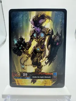World of Warcraft TCG Throne Foil Hero Anaka the Light's Bulwark - Image 2