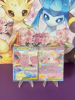 POKEMON TCG Mega Clefable EX 119/088 SIR & 031/088 Perfect Order - Full Art - NM - Image 1