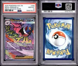 Pokemon Mega Gengar Ex 269/217 Ascended Heroes Mega Attack Rare PSA 10 - Image 3