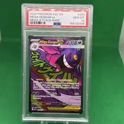 2026 POKEMON ASC EN-ASCENDED HEROES MEGA ATTACK RARE #269 MEGA GENGAR EX PSA 10 - Image 1