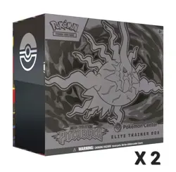 PREORDER 2 x Pokemon Mega Evolution Pitch Black Pokemon Center ETB New Sealed - Image 1