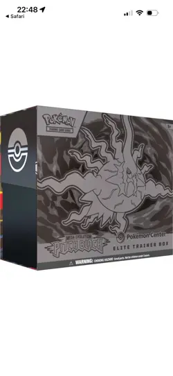 Pokemon TCG Mega Evolution Pitch Black Pokemon Center ETB - Order Confirmed - Image 1