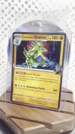 Team Rocket’s Tyranitar Promo Pokemon Center Stamp Destined Rivals Sealed - Image 2