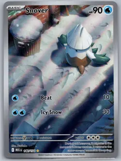 Snover 140/132 Illustration Rare Mega Evolution Pokemon NM/M - Image 1