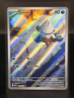 Snover - 140/132 - Illustration Rare - Mega Evolution - NM/M - Pokemon Card - Image 1