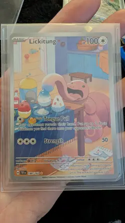 Lickitung 180/162 Sv05: Temporal Forces Holo Illustration Rare Pokemon TCG M/NM - Image 2