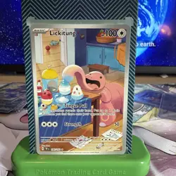 Lickitung 180/162 Illustration Rare Temporal Forces Pokemon NM - Image 1