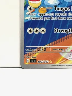 Lickitung 180/162 Illustration Rare Temporal Forces Pokemon Card TCG NM - Image 4