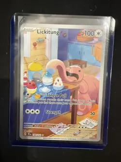 Pokemon TCG Cards Lickitung 180/162 Temporal Forces Illustration Rare NM-M - Image 1