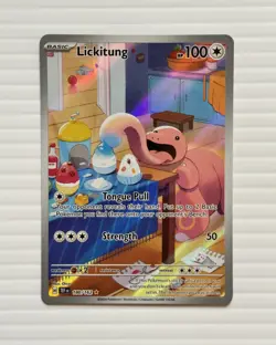 Lickitung 180/162 Illustration Rare - Temporal Forces - NM Pokemon TCG - Image 1