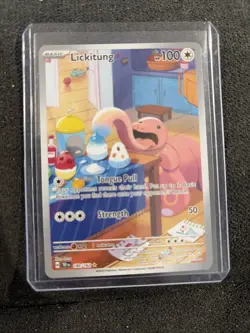 Lickitung 180/162 - Temporal Forces - Illustration Rare - Pokemon TCG - NM - Image 1