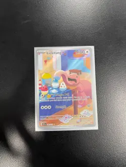 Pokemon TCG Lickitung 180/162 Illustration Rare Temporal Forces NM/M - Image 1
