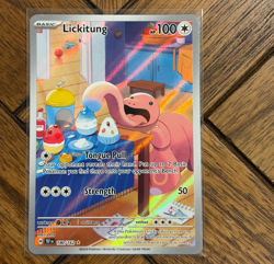LICKITUNG - #180/162 NM - ILLUSTRATION RARE - TEMPORAL FORCES - POKEMON ENGLISH - Image 1