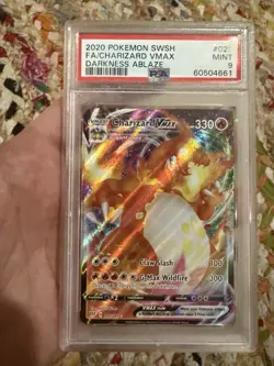 Charizard VMAX 020/189 2020 Darkness Ablaze Full Art Holo Ultra Rare PSA 9 - Image 1