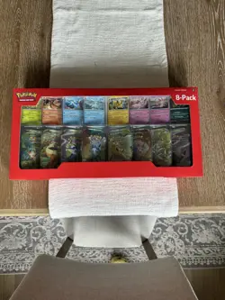 Costco Pokemon Prismatic Evolutions 8 Mini-Tins with Promo Cards Sealed - Image 1