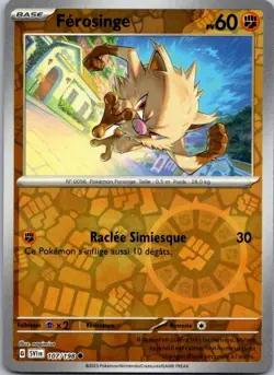 Carte Pokemon Ferosinge 107/198 Reverse 2023 - Image 1