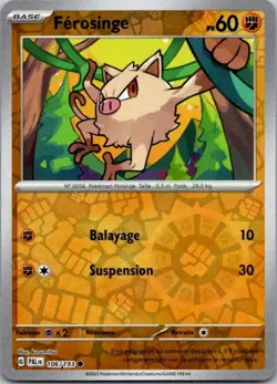 Carte Pokemon Ferosinge 106/193 Reverse - 2023 - Image 1