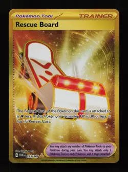 Rescue Board 225/167 Holo Hyper Rare Twilight Masquerade Pokemon Cards - Image 1