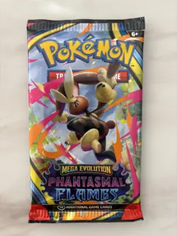 Phantasmal Flames SEALED Blister Booster Pack - Pokemon TCG - Image 1