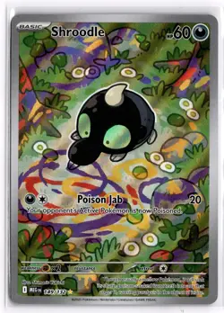 Pokemon TCG Shroodle 149/132 Me01: Mega Evolution Illustration Rare - Image 1