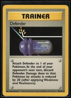 Defender 80/102 Base Set Unlimited Uncommon Kinebuchi Lightly Played - Image 2