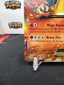 Pokemon TCG Charizard Ex #17 XY: Black star Promo Holo MP - Image 3