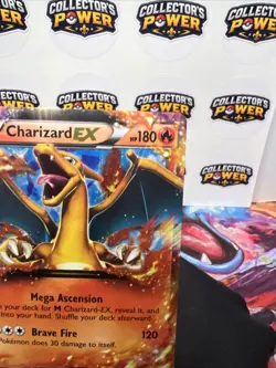 Pokemon TCG Charizard Ex #17 XY: Black star Promo Holo MP - Image 5