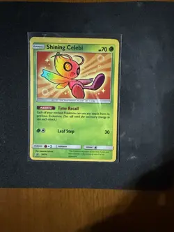 Pokemon 2017 TCG Shining Celebi SM79 SM Black Star Promo Holo Card - Image 1