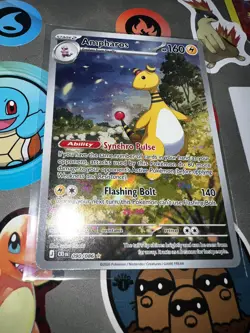 Pokemon TCG Ampharos 090/086 NM Chaos Rising Illustration Rare Pack Fresh - Image 3