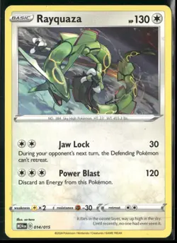 Rayquaza 014/015 Promo McDonald's Promos 2024 Pokemon Near Mint - Image 1