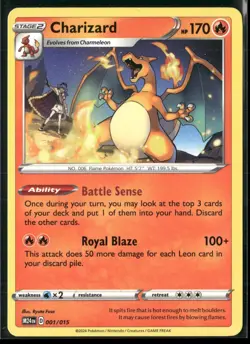 Charizard 001/015 Promo McDonald's Promos 2024 Pokemon Near Mint - Image 1