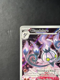 Pokemon Chandelure 103/086 SV White Flare - IR NM - Image 5