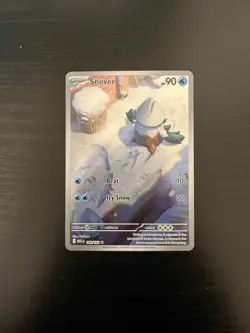 Pokemon TCG Snover 140/132 Me01: Mega Evolution Holo NM - Image 1