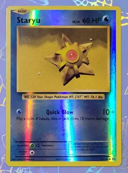 Staryu 30/108 XY Evolutions Reverse Holo Pokemon Card NM - Image 1
