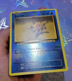 Staryu 30/108 XY Evolutions Reverse Holo Pokemon Card NM - Image 4