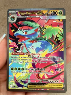 Pokemon Karte Mega Bisaflor EX 177/132 Sir Deutsch Near Mint (VB) - Image 2