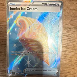 Pokemon TCG Jumbo Ice Cream 109/086 Chaos Rising Uncommon Reverse Holo English - Image 1