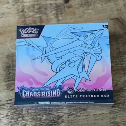 Pokemon Chaos Rising ‘Pokemon Center’ Elite Trainer Box ETB PKC-New/Sealed🌟🦖💨 - Image 1