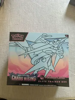 Pokemon Chaos Rising Pokemon Center Elite Trainer Box ETB NEW SEALED IN HAND - Image 1
