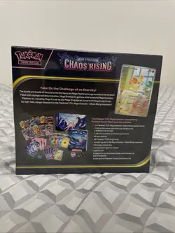 Pokemon Chaos Rising POKEMON CENTER Elite Trainer Box PKC ETB - New & Sealed - Image 3