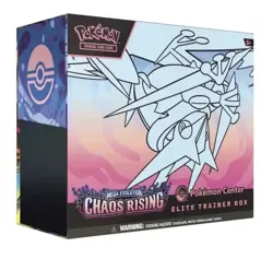 X2 Pokemon Center Exclusive Chaos Rising Elite Trainer Box (ETB) New & Sealed - Image 2