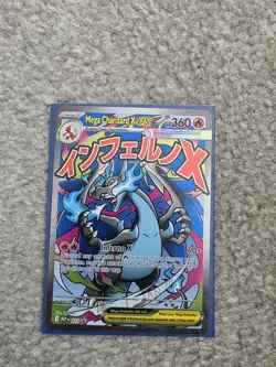 NM Mega Charizard X ex MEP 023 Mega Evolution Promo Pokemon Card - Image 1