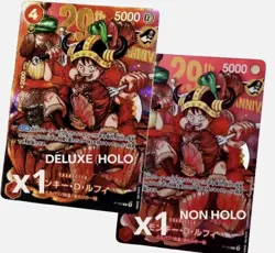 ✅*PREORDER* One Piece Monkey D Luffy P-159 Weekly Jump 29th Promo FOIL+NO FOIL - Image 1