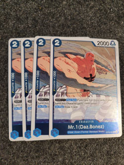 4x One Piece TCG - Mr.1(Daz.Bonez) OP16-054 R - The Time of Battle ENG NM - Image 1