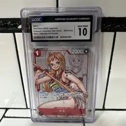 Nami #OP01-016 Japanese One Piece Premium Collection 25th Anniv. CGC 10 GEM MINT - Image 1
