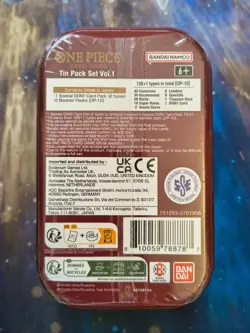 One Piece Tin Pack Set Vol. 1 -Monkey.D.Luffy - New - Sealed - Image 2