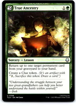 True Ancestry 199 Uncommon Avatar: The Last Airbender Magic: The Gathering NM - Image 1