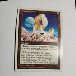 Winter Orb MTG 5th Edition Regular, slightly bent - Image 1