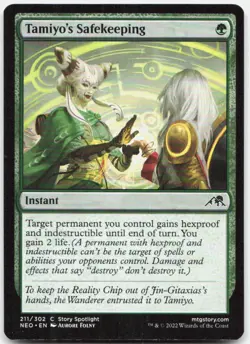 Tamiyo's Safekeeping 211 NM Kamigawa: Neon Dynasty Common Magic: The Gathering - Image 1
