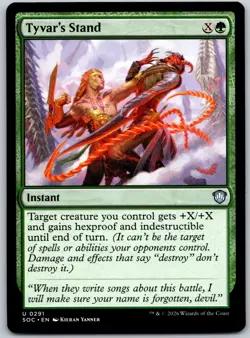 Tyvar's Stand U Commander: Secrets of Strixhaven 291 NM - Image 1